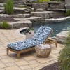 ARDEN Outdoor Plush Modern Tufted Chaise Cushion, 76 x 22, Water Repellent, Fade Resistant, Tufted Cushion for Chaise Lounger 76 x 22 - 2 of 4