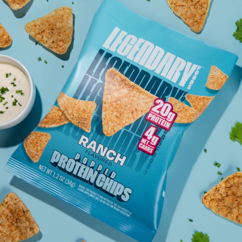 Legendary Foods Popped Chips - Ranch - 4.8oz, 3 of 6
