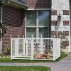 Akoasm 63.00 inch 8 Panels 24" Height Heavy Duty Dog Fence Puppy Pen-White - 2 of 4
