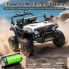 Jojoka 12V Kids Ride On Car, Electric Ride On Truck w/Parent Remote, Spring Suspension, Bluetooth Music, LED Light, 4.1Mph Max Speed - 4 of 4