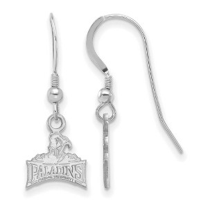 Black Bow Jewelry Sterling Silver Furman Paladins NCAA Dangle Earrings - 1 of 3
