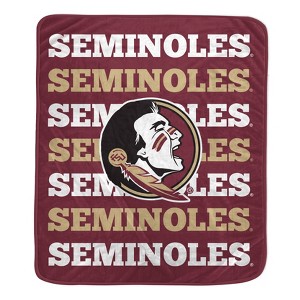 NCAA Florida State Seminoles Repeat Refresh Ultra Soft Blanket - 1 of 1