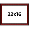 PosterPalooza | Weathered Red Picture Frame - UV Acrylic, Backing Board, Hanging Hardware Included - 2 of 4