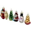 Northlight Holiday Favorites Glass Christmas Ornaments - 2.25" - Set of 6 - 4 of 4
