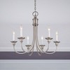 Livex Lighting Cranford 6 - Light Chandelier in  Polished Nickel - 2 of 2