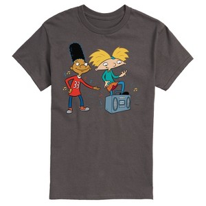 Men's - Hey Arnold! - HA Air Guitar Short Sleeve Graphic T-Shirt - 1 of 4