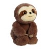 Aurora Medium Smiles Sloth Flopsie Adorable Stuffed Animal Brown 12" - 2 of 4