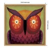 Amanti Art Owl by Ryan Fowler Canvas Wall Art Print Framed 16-in. x 16-in. - 4 of 4