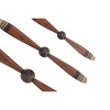 Set of 3 Metal Airplane Propeller Wall Decors: Vintage Industrial Style - Olivia & May - 4 of 4