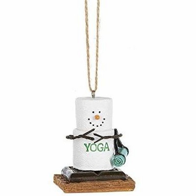 Ganz Resin S'mores Yoga Hanging Christmas Tree Ornament