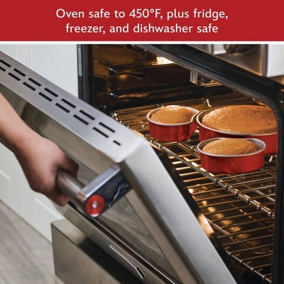 Farberware Red Nonstick 3-Piece Mickey Mouse Cake Pan Set