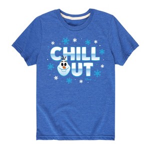 Boys' - Disney - Olaf Chill Out Short Sleeve Graphic T-Shirt - 1 of 4