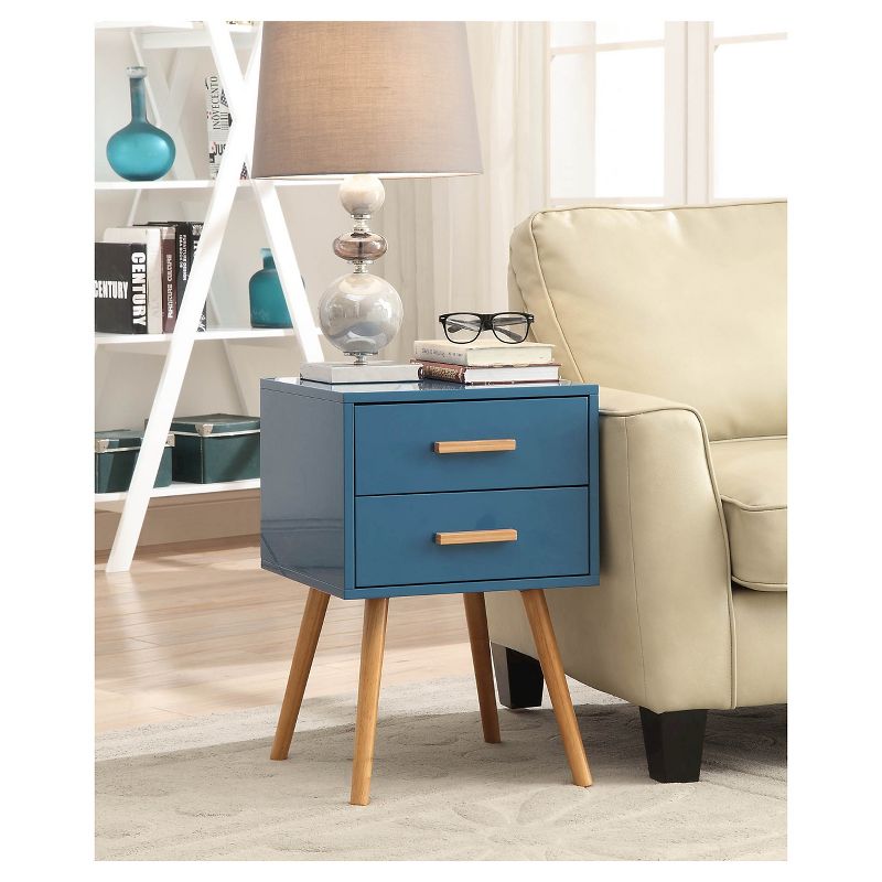 Oslo 2 Drawer End Table - Breighton Home, 3 of 10