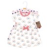 Touched by Nature Girls Organic Cotton Short-Sleeve Dress, Rainbows And Sunshine - 2 of 4