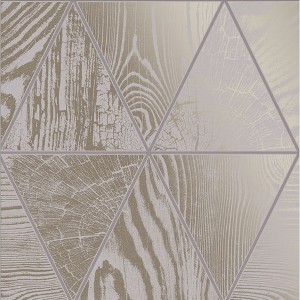 Geo Grain Ash Beige Neutral Geometric Paste the Wall Wallpaper - 1 of 4