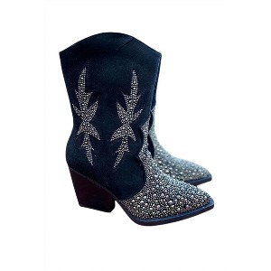Women's Wo's Lux Western Ankle Boots - Very G - 1 of 1