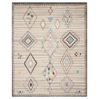 Natural/Multi Solid Knotted Area Rug - (8'x10') - Safavieh