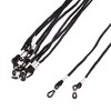 PiccoCasa Adult Glasses Neck Adjustable Nylon Lanyard Holder Black 5 Pcs - 3 of 4