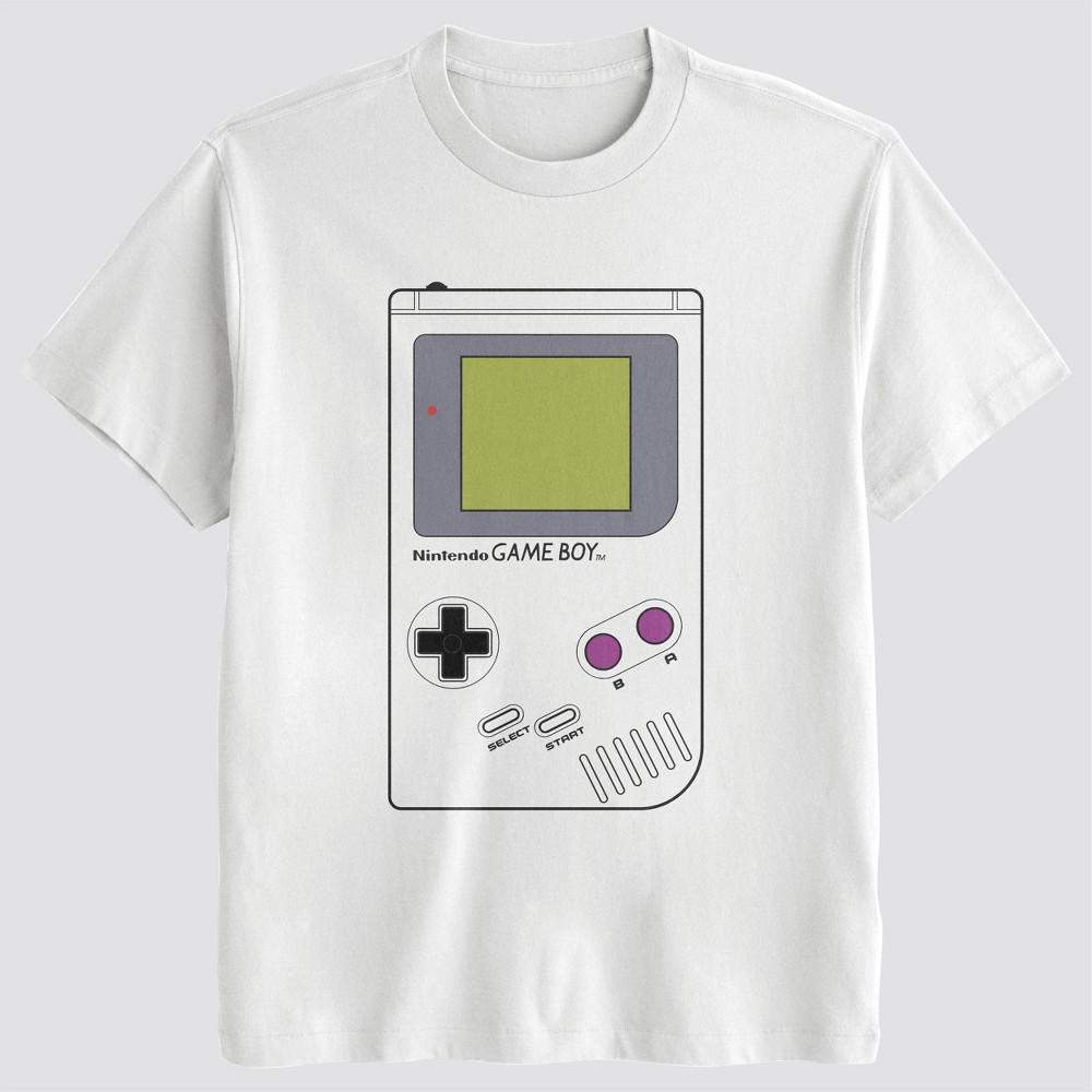 Men's Nintendo Gameboy Graphic T-Shirt - White XL