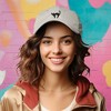 Dalix Black Cat Embroidered Womens Cotton Dad Hat Baseball Cap Adjustable - 3 of 4