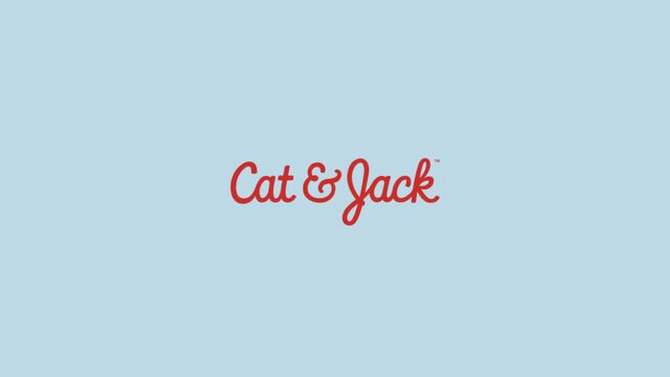 Toddler Girls' Star Long Sleeve Dress - Cat & Jack™ Cream, 2 of 8, play video