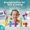 10-Pack Suction Bath Building Toys, Textured Sensory Set for Fine Motor Skill Development - 3 of 4