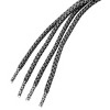 INSPIRE CHIC Athletic Elastic Reflective Round Sneakers Shoelaces 2 Pairs - 4 of 4