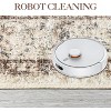 Washable Floral Rug Thin Non-Slip Low Pile Area Rug Stain Resistant Foldable Space-Saving Carpet Mat for Entryway - 4 of 4