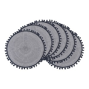 REGALWOVEN Polyester Heat Resistant Wipeable Placemats 15 x 15 Inch 6 Pcs - 1 of 4