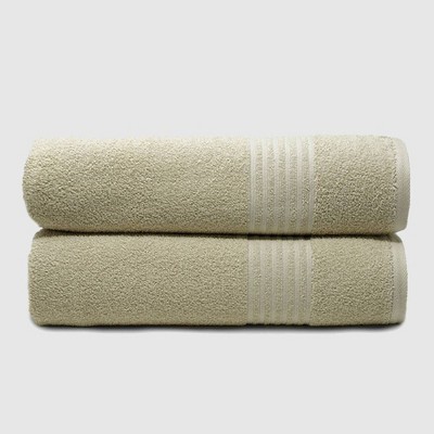 2pc Tri-Safe Bath Towel Set Linen - Trident Group