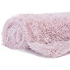 Chanasya 3-Piece Set Solid Longfur Throw Blanket & Pillow Cover - 4 of 4