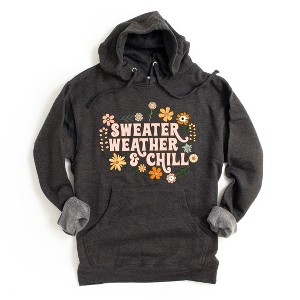 Simply Sage Market Women's Graphic Hoodie Sweater Weather and Chill - 1 of 3