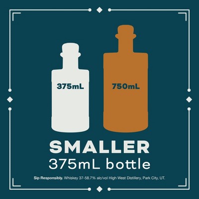 High West Old Fashioned Barrel Finished Whiskey Premixed Cocktail - 375ml Bottle