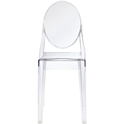 Clear Acrylic Modern Stackable Dining Side Chair