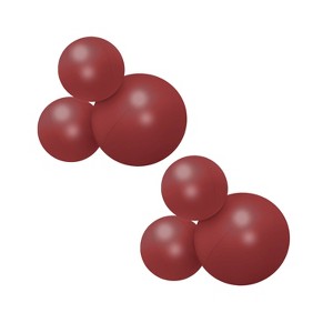 MINNIDIP Balloon Garland 3 Cluster 2pk in Maroon Satin - 1 of 4