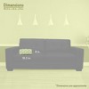 Majestic Home Goods,Bolster Pillow Polka Dot (Large) - 3 of 4