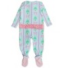 RuffleButts Modal Blend Baby Girls Ruffle One Piece Footie Pajamas - 2 of 2
