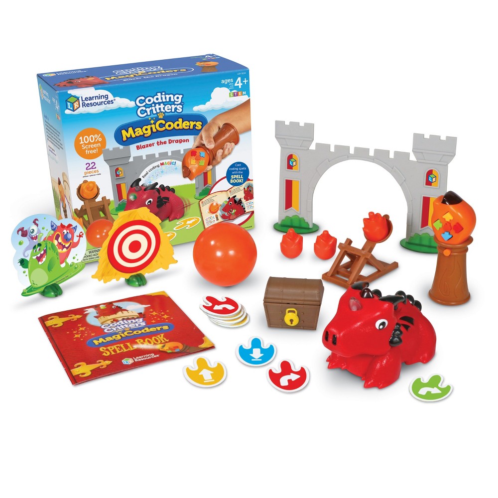 Photos - Educational Toy Learning Resources Coding Critters MagiCoders - Blazer the Dragon: Preschool Science Kit for Coding Skills 