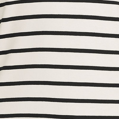 ivory/black breton stripe