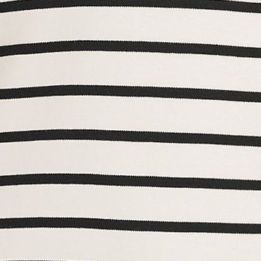 ivory/black breton stripe