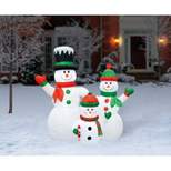 Jeco Inc. 6' Snowman Family Inflatable Christmas Decoration