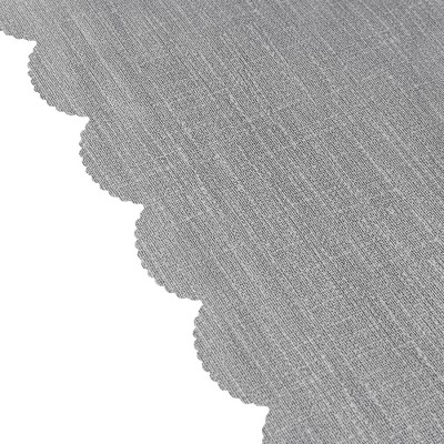 Gray PVC Spill-Proof Water-Resistant Table Cover 55"x118"