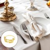 Unique Bargains Napkin Rings Letter Zinc Alloy 1 Pc - 2 of 3