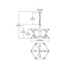Elk Home Structure 4 - Light Chandelier in  Satin Brass/Medium Oak - 2 of 4