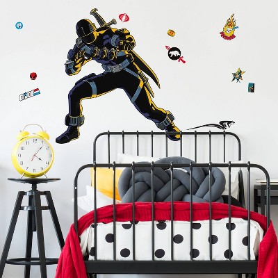 G.I.Joe Retro Snake Eyes Peel and Stick Giant Wall Decal - RoomMates