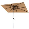 Crestlive Products 9 x 5 FT Patio Outdoor Umbrella  Rectangular Tilting Parasol Waterproof - 2 of 4