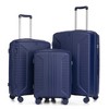 MAYEERTY 3-Piece Luggage Set (20"/24"/28") - PP Spinner Wheels, Carry-On, Matching Color, Combination Lock - 2 of 4