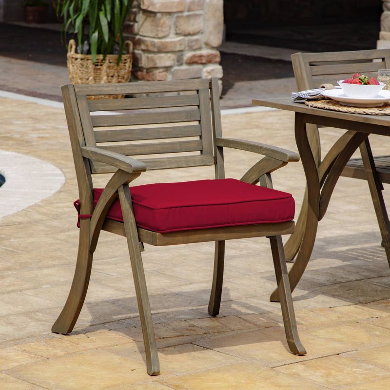 Arden 20"x20" ProFoam EverTru Acrylic Outdoor Dining Chair Cushion, 4 of 10