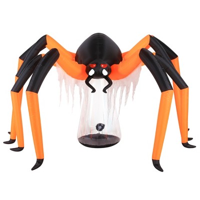 Occasions 9' INFLATABLE GIANT SPIDER, 9 ft Tall, Multicolored