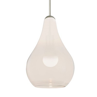 Besa Lighting Leon 1 - Light Pendant in  Satin Nickel